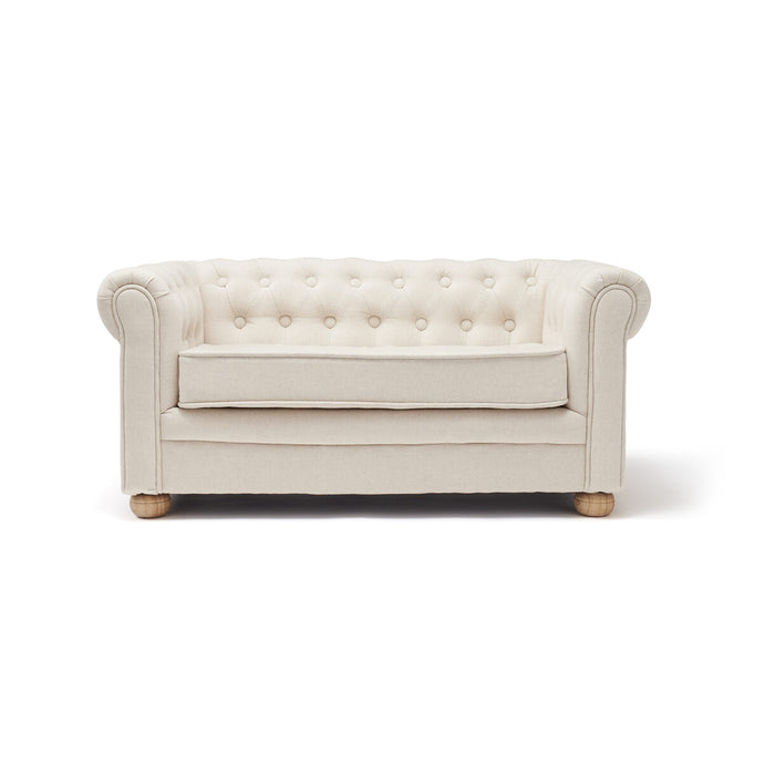 Chesterfield sofa, beige