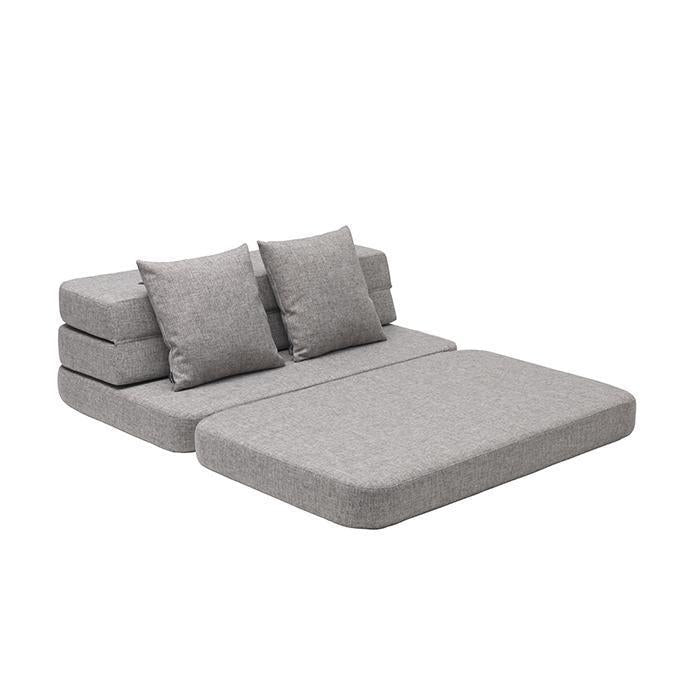 Sammenleggbar sofa XL, Multigrå m. grå