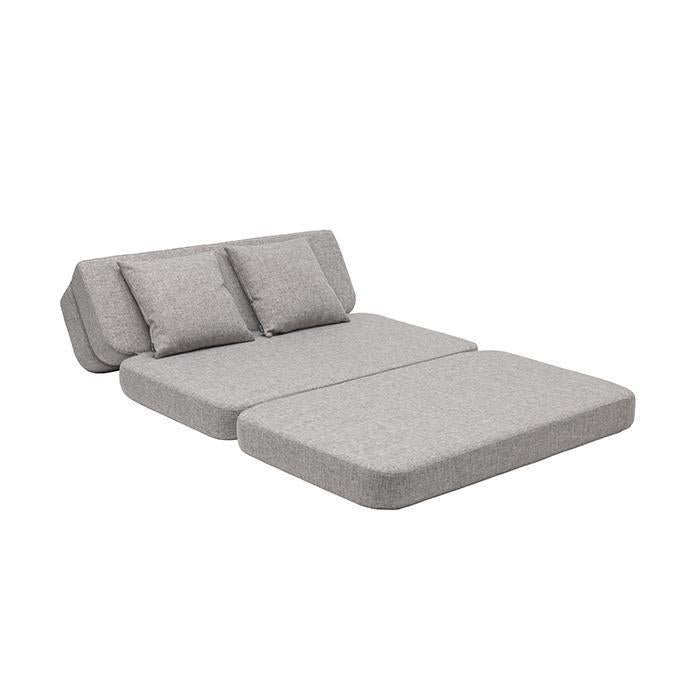 Sammenleggbar sofa XL, Multigrå m. grå