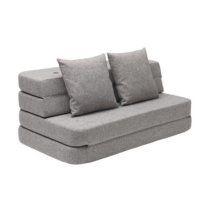 Sammenleggbar sofa XL, Multigrå m. grå