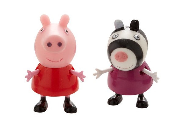 Peppa Gris og Sarah Zebra