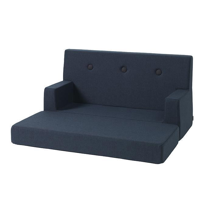 Barnesofa, Mørkeblå m. Svart