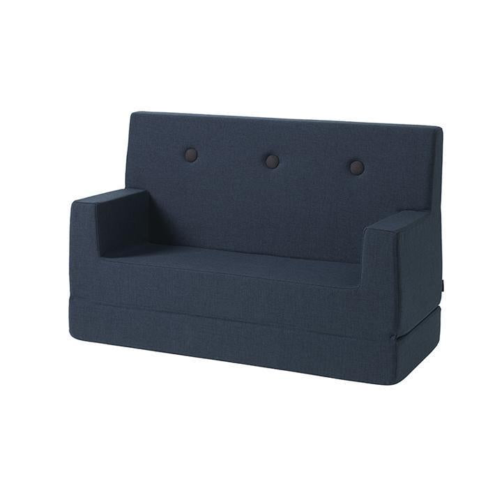 Barnesofa, Mørkeblå m. Svart