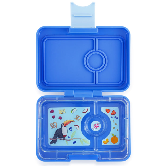 Yumbox Matboks, minisnack (3 rom) - Jodphur Blue