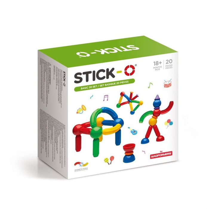 Magformers stick-O basic, 20 sett