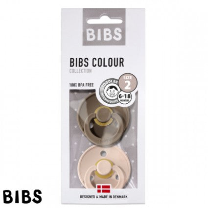 Bibs smokker 2 pk. - dark oak/blush (s. 1)