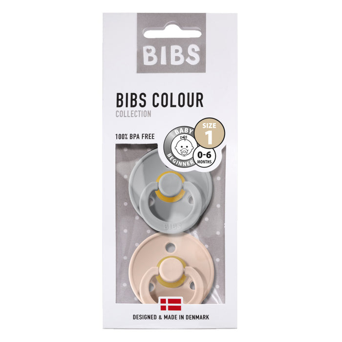 Bibs smokker 2 pk. - cloud/blush (s. 1)