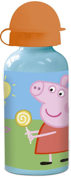 Peppa Gris Aluminium vannflaske, 400 ml