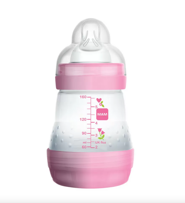 Easy Start Anti-Colic flaske 160ml. - Vaaleanpunainen