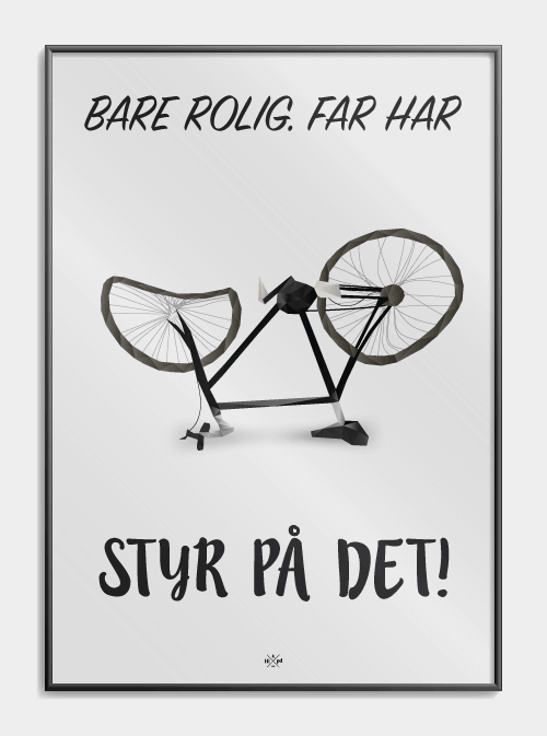 Pappa har kontroll! plakat, S (29,7x42, A3)