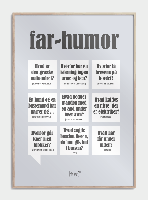 Far humor plakat, S (30x42, A3)