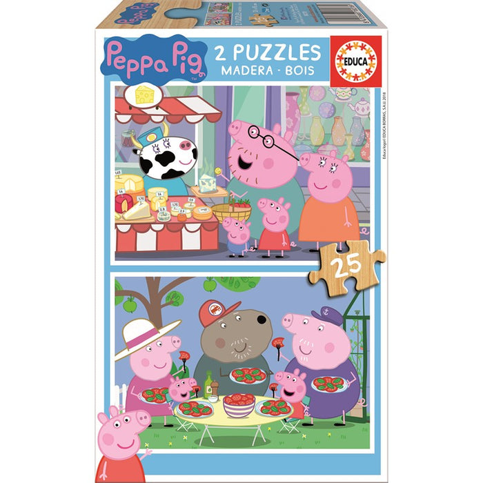 Peppa Gris puslespill