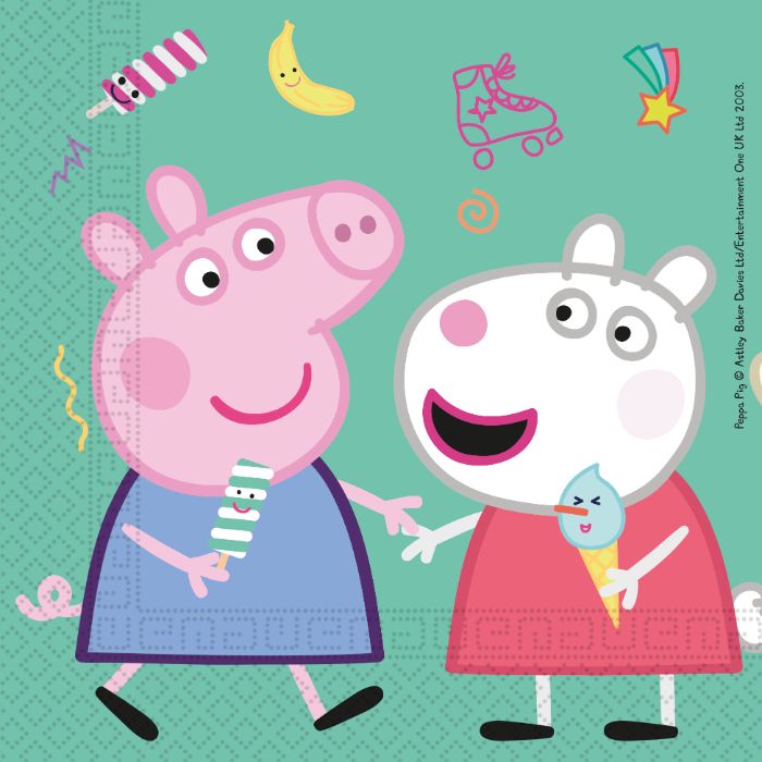 Peppa Gris servietter - 20 stk