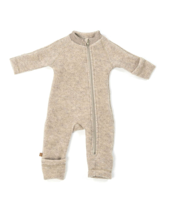 Jumpsuit med glidelås, natur (størrelse 56/62)