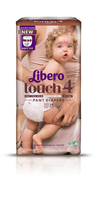 Libero Touch nr. 4, Öppen Blöja