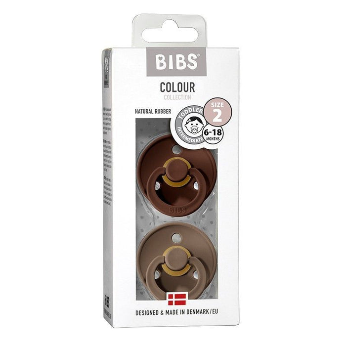 Bibs sutter 2 pk. - Mocha / Dark oak (str. 2)