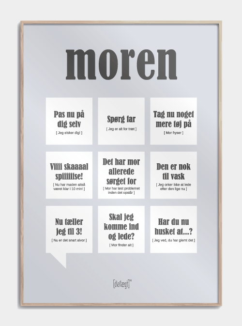 Moren-plakat, S (30x42, A3)