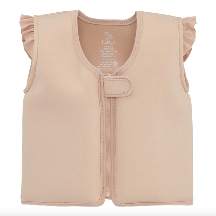 Neo badevest - Tåket rose (4-6 år)