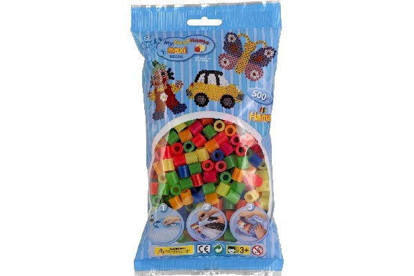 Hama Maxi Beads, neon (500 stk)