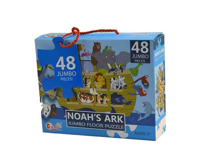 Noah's Ark Gulvpuslespill - Jumbo (48 stk)