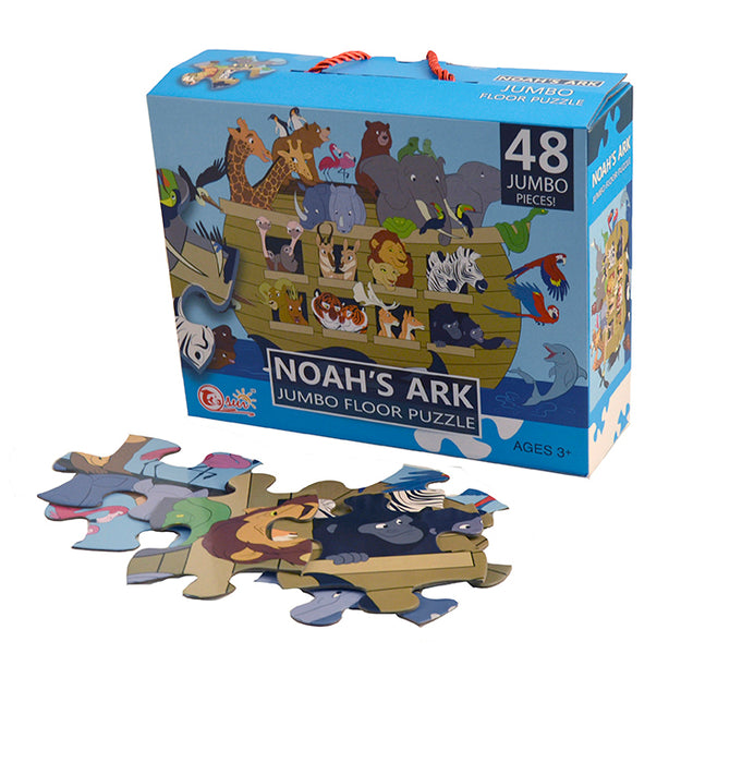 Noah's Ark Gulvpuslespill - Jumbo (48 stk)