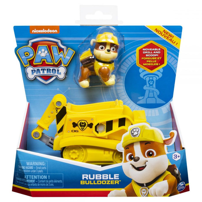 Paw Patrol basiskjøretøyer - steinsprut og bulldoser