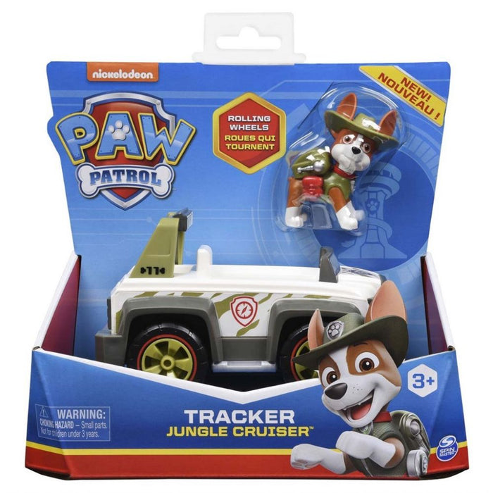 Paw Patrol grunnleggende kjøretøy - Tracker og jungelcruiser