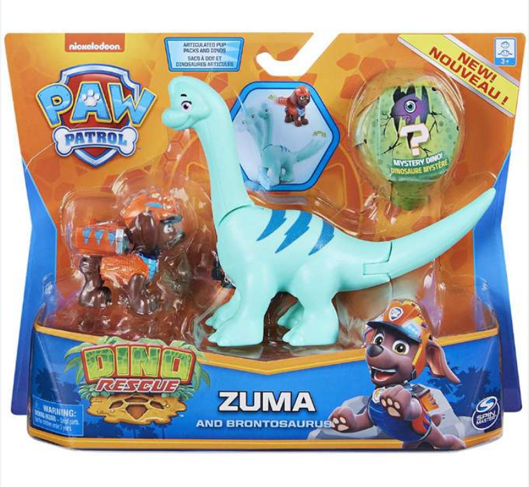 Paw Patrol Dino, Zuma og Brontosaurus