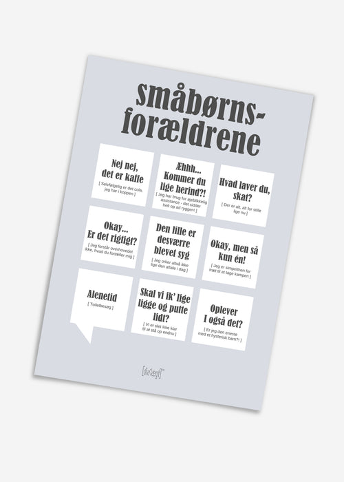 Småbarnsforeldre, A5-kort