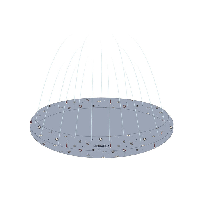 Sprinklerbasseng Alfie - Lille sjømann (100 cm)