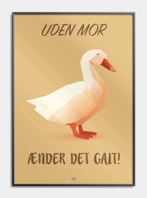 Uten mor plakat, S (29,7x42, A3)