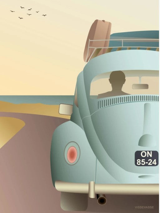 VW Beetle - Plakat (50x70cm)